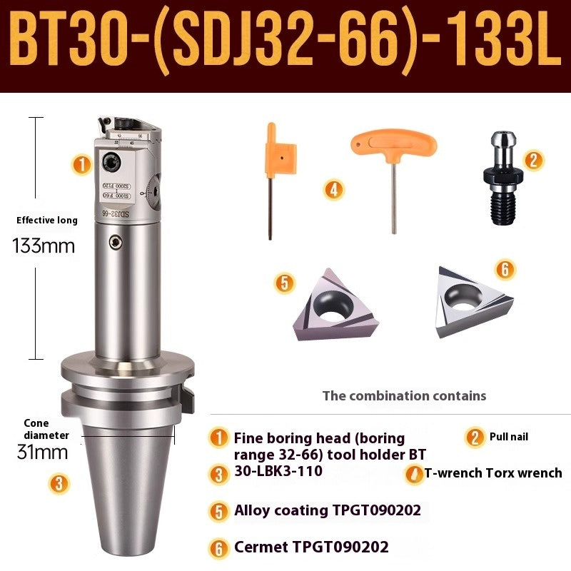 1071-SDJ Fine Boring Tools Fine Boring Heads Adjustable BT40 Fine Boring Tools Set Machining Center Small Bore Fine Boring Tools Shandong Denso Pricision Tools Co.,Ltd.